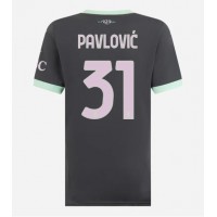 AC Milan Strahinja Pavlovic #31 Fußballbekleidung 3rd trikot Damen 2024-25 Kurzarm